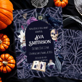 Vintage Goth Uitnodiging voor een Bruisfeest