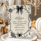 Vintage Gotische Halloween-feest Kaart