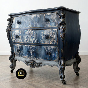 Vintage Gotische Huwelijksontwerp Decoupage  Tissuepapier