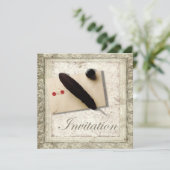 vintage gotische liefde steampunk bruiloft kaart (Staand voorkant)
