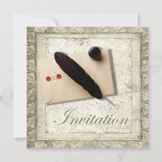 vintage gotische liefde steampunk bruiloft kaart (Voorkant)