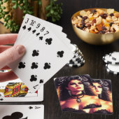 Vintage Gotische Vrouw Pokerkaarten (Insitu)
