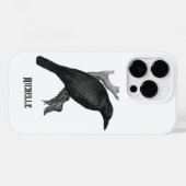 Vintage Gotische Zwarte Raaf Case-Mate iPhone Hoes (Achterkant (horizontaal))