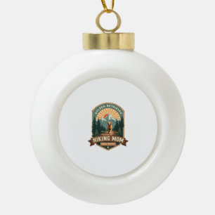 Vintage Goud Retriever Wandelende Moeder Trail Get Keramische Bal Ornament