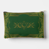 Vintage Goud Versierde Hemelse Maanfasen Etui (Achterkant)
