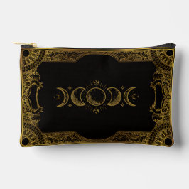 Vintage Goud Versierde Hemelse Maanfasen   Etui