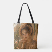 Vintage Gouden Droom Fee Tote Bag (Achterkant)