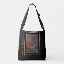 Vintage Gouden Klaproos Botanische Schoudertas Tot Crossbody Tas