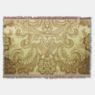Vintage Gouden Paisley Iraakse Klassieker Deken