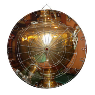 Vintage Gouden Theepot Muur Kunst & Print Dartbord