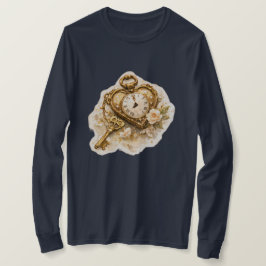Vintage Gouden Tijd Lang Mouw T-Shirt