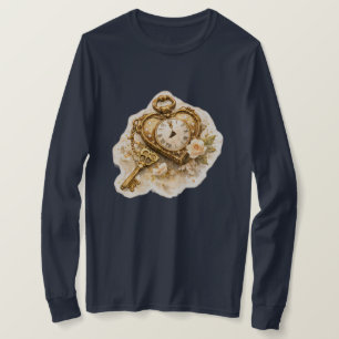 Vintage Gouden Tijd Lang Mouw T-Shirt