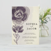 Vintage goudWaterverf Kaart (Staand voorkant)