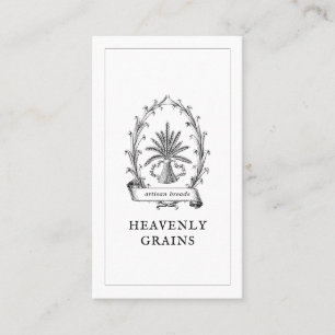 Vintage Grain Sack Bread Visitekaartje