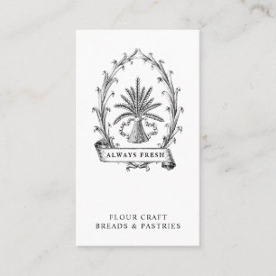 Vintage Grain Sack Bread Visitekaartje