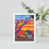Vintage Grand Canyon Arizona Travel Briefkaart (Staand voorkant)
