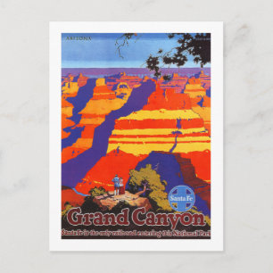 Vintage Grand Canyon Arizona Travel Briefkaart