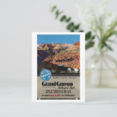 Vintage Grand Canyon Briefkaart (Staand voorkant)
