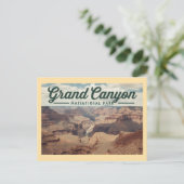 Vintage Grand Canyon Travel Briefkaart (Staand voorkant)