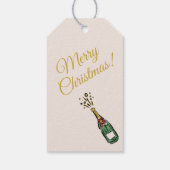 Vintage Grand Hotel Christmas Cadeaulabel (Achterkant)