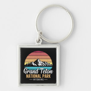 Vintage Grand Teton National Park Wyoming USA– Sleutelhanger