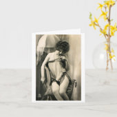 Vintage - Granny Panties, Kaart (Gele Bloem)