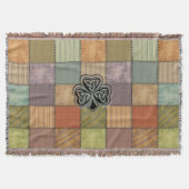 Vintage grap Iers geluk shamrock Deken (Voorkant)