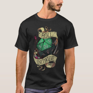 Vintage Grappigake de Initiatief roll Retro Gaming T-shirt