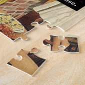 Vintage Grappige Bruiloftsborrel / Huis Verwarming Legpuzzel (Zijkant)