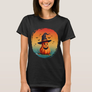 vintage grappige pompoen herfst herfst seizoen t-shirt