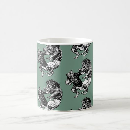 vintage grappige rugby koffiemok (Center)