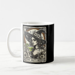 Vintage grappige The Salty Witch Tarot Card Staart Koffiemok