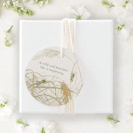 Vintage Grasshopper Botanische Baby Shower Bedankjes Labels