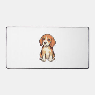 Vintage Gravure Beagle Puppy Vector Kunst_1 Bureaumat