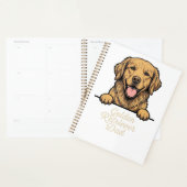 Vintage Gravure Gouden Retriever Vader Planner (Display)