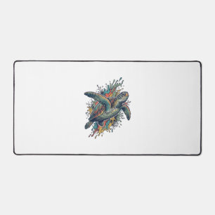 Vintage Gravure Zee Schildpad Spat Vector Design_ Bureaumat