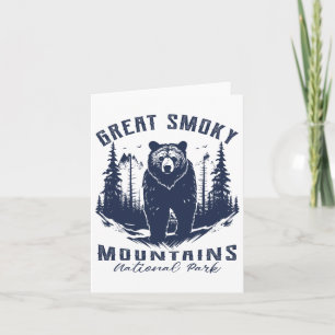 Vintage Great Smoky Mountains National Park Kinder Kaart