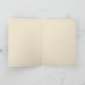 Vintage Greeting Card with Sweet Girl Reading Kaart (Binnen)