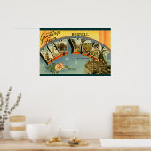 Vintage Greetings from New York Poster (Keuken)