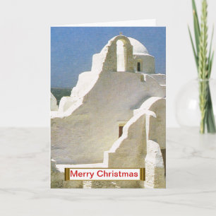 Vintage Griekenland, Myconos, Griekse Orthodoxe Feestdagen Kaart