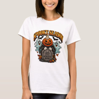 Vintage griezelig seizoen Halloween-shirt, Retro-r T-shirt