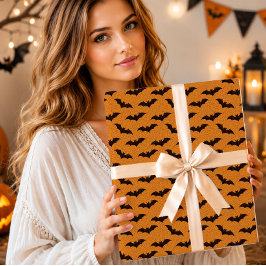 Vintage Griezels Lucht Vliegen Oranje Gebarsten Aa Cadeaupapier