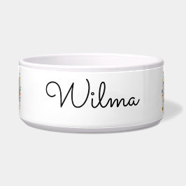 Vintage Griljige Bloem Foto Voerbakje