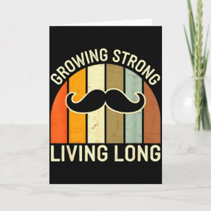 Vintage Groei Sterk Leef Lang - Retro Snavel Kaart