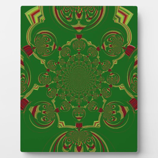 Vintage Groen Fotoplaat (Voorkant)