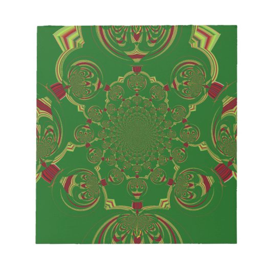 Vintage Groen Notitieblok (Voorkant)