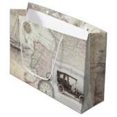 Vintage Groot Cadeauzakje (Voorkant Gekanteld)