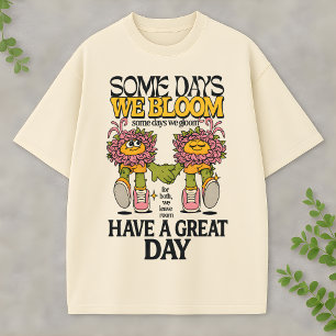 Vintage Groovy Bloem Vrienden Grafische Inspiratie T-shirt
