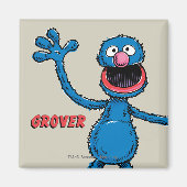 Vintage Grover Magneet (Voorkant)
