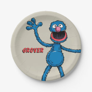 Vintage Grover Papieren Bordje